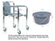 Commode Chair Folding Chrome 696