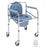 Commode Chair Folding Chrome 696