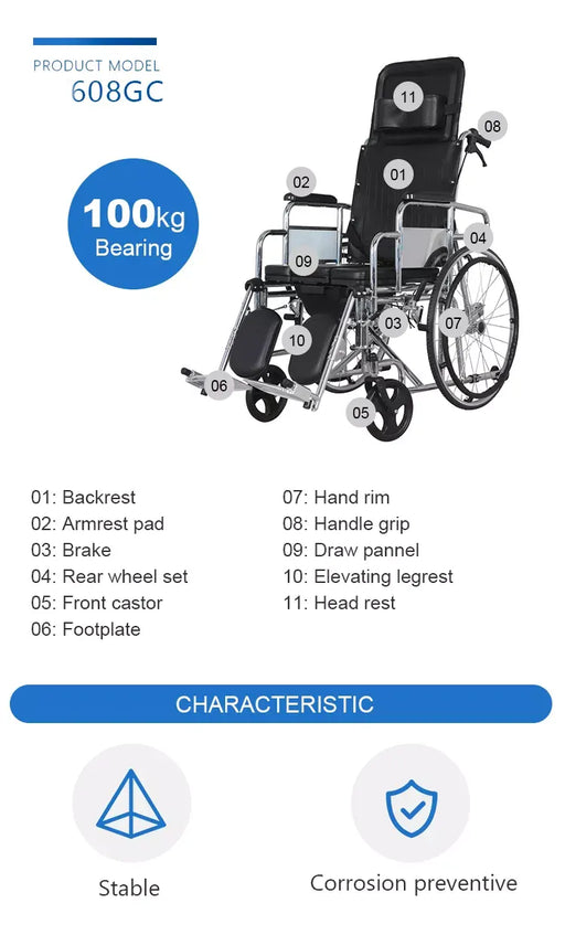 WHEEL CHAIR 608GC
